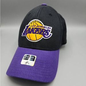 LA Lakers Adidas Fitted Style Adidas Basketball Baseball Cap Embroidered Logo